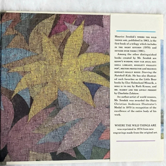 WHERE THE WILD THINGS ARE by Maurice Sendak  1974 HC 2nd EDITION - Picture 7 of 14